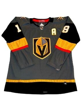 Vegas Golden Knights Jersey Size 60 Neal #18 NWT Adidas New Condition VGK Gray